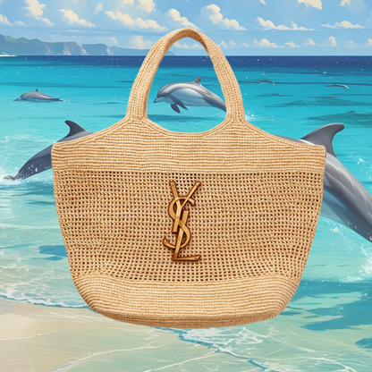 SAINT LAURENT ICARE MAXI BEIGE