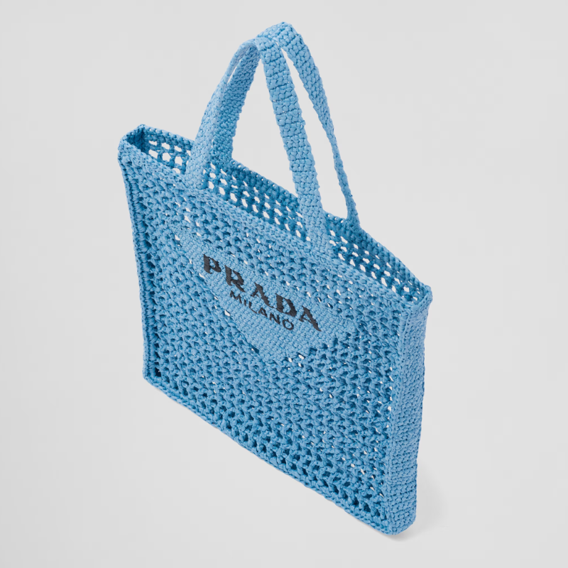 PRADA CROCHET TOTE BAG